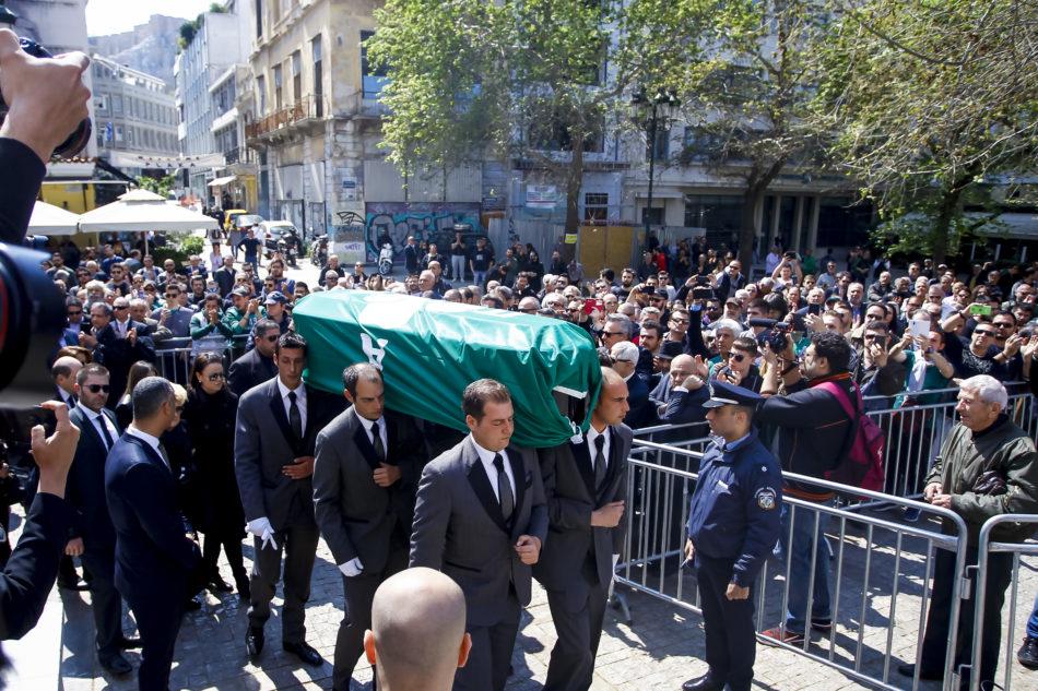 Κηδεία Θανάση Γιαννακόπουλου Παναθηναϊκός