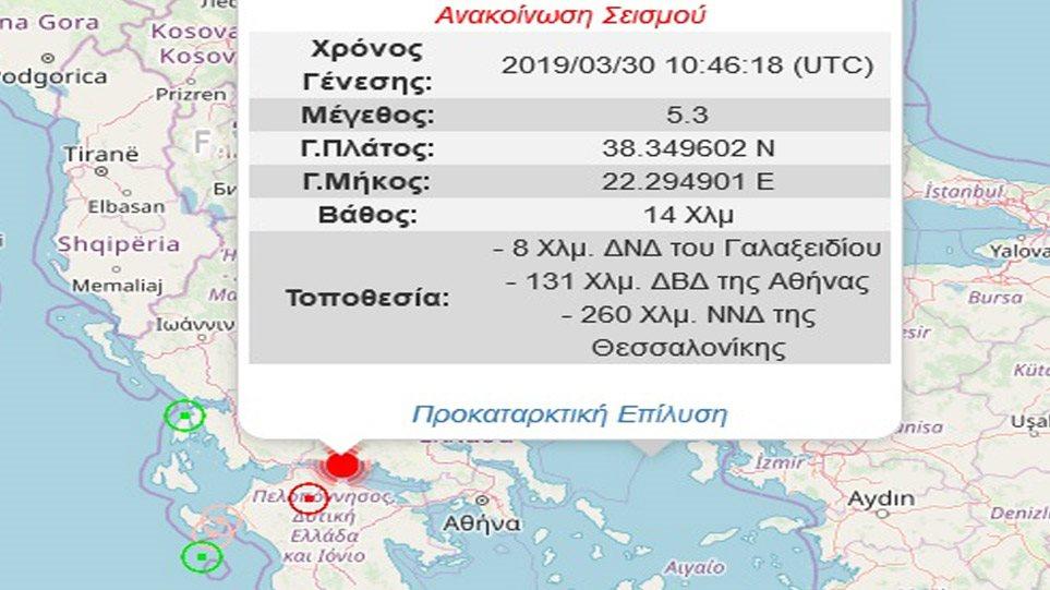 Σεισμός γαλαξιδίου