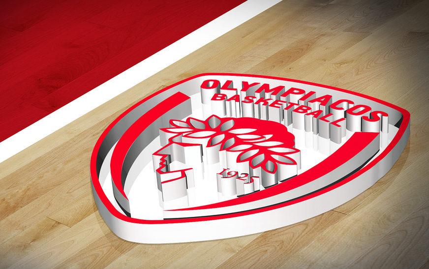 Ολυμπιακός Olympiacos BC παρκέ σήμα
