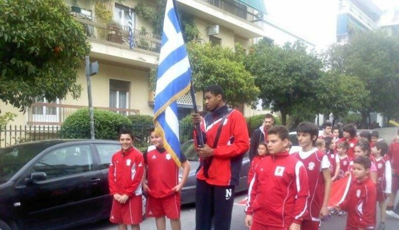 Αντετοκούνμπο ελληνική σημαια Φιλαθλητικός