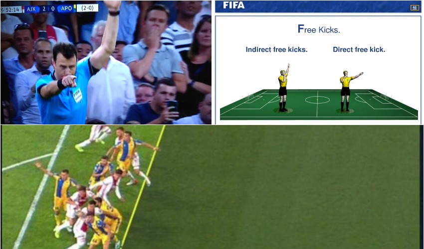 Άγιαξ ΑΠΟΕΛ οφσάιντ έμμεσο