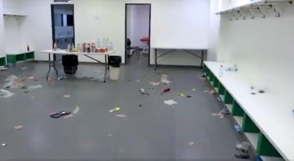 Μπαρτσελόνα Σλάβια αποδυτήρια