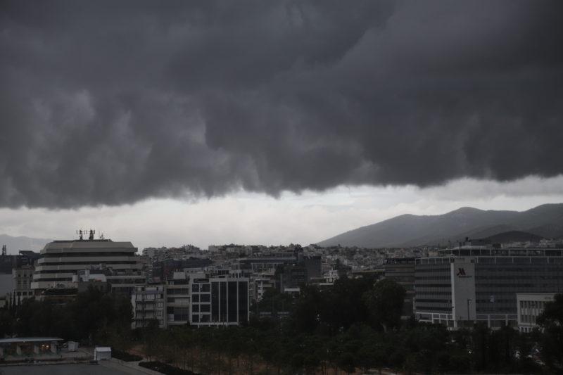 καιρός βροχή