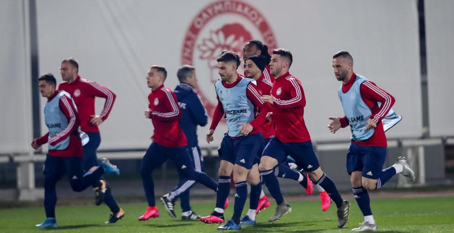 Ολυμπιακός προπόνηση