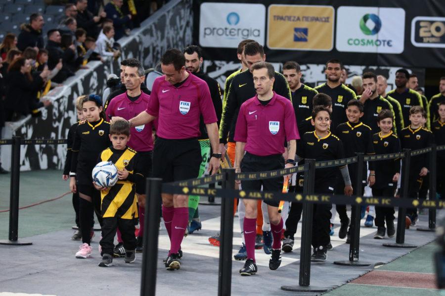 ΑΕΚ Άρης διαιτητές