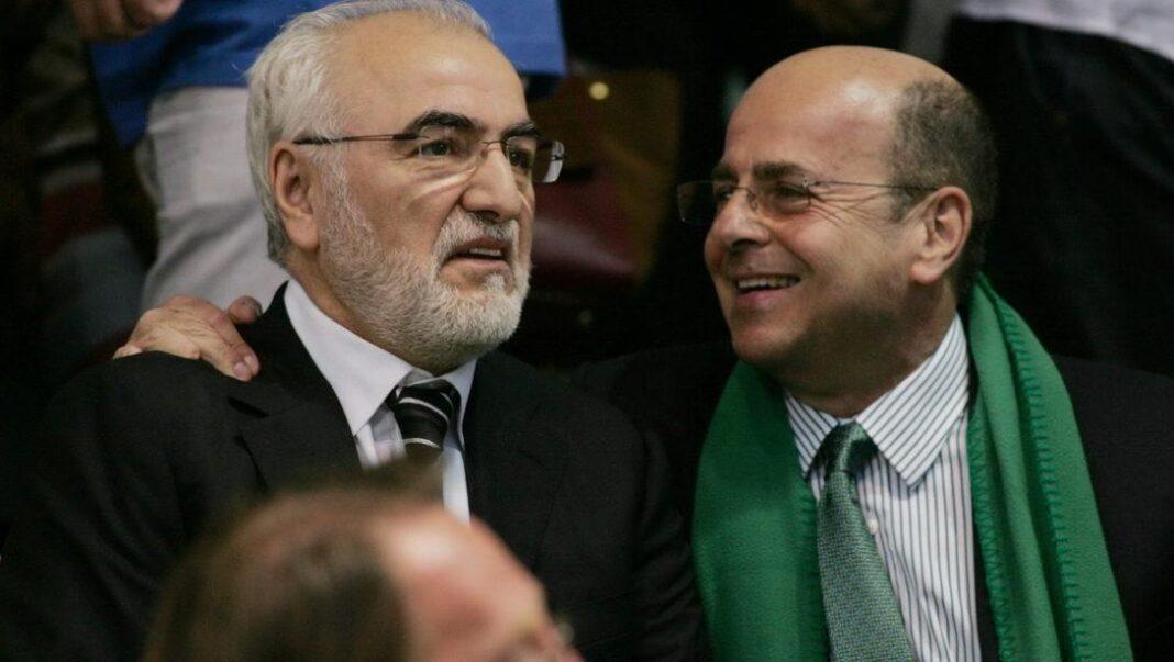 Ιβάν Σαββίδης Γιάννης Αλαφούζος ΠΑΟΚ Παναθηναϊκός