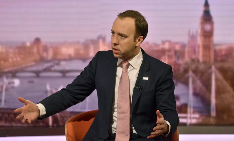 Ματ Χάνκοκ βρετανία ΕΣΥ κορωνοϊός υπουργός Υγείας