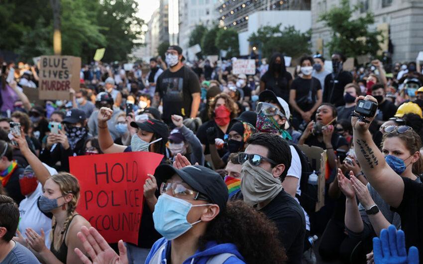 διαδηλωτές-ΗΠΑ-Τζορτζ-Φλόιντ