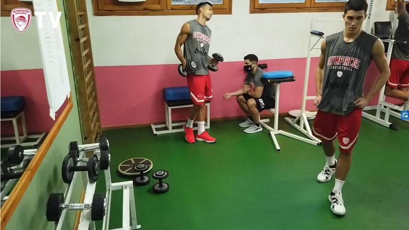 Ολυμπιακός βάρη Σλούκας Λαρεντζάκης