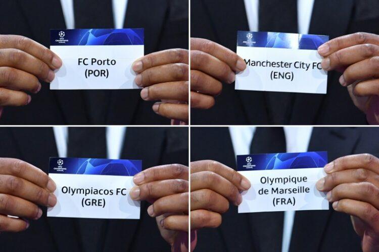 κλήρωση Champions League Ολυμπιακός Σίτι Μαρσέιγ Πόρτο