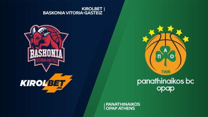 ΜΠΑΣΚΟΝΙΑ ΠΑΝΑΘΗΝΑΪΚΟΣ KIROLBET BASKONIA PANATHINAIKOS LIVE STREAMING