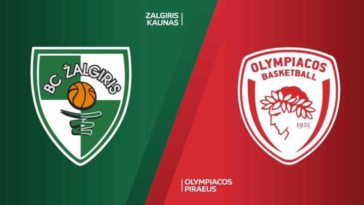 ΖΑΛΓΚΙΡΙΣ - ΟΛΥΜΠΙΑΚΟΣ LIVE STREAMING ZALGIRIS - OLYMPIACOS