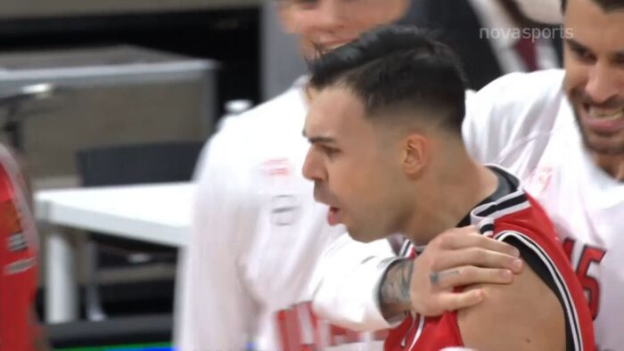 Σλούκας Βιλερμπάν Ολυμπιακός τρίποντο παράταση