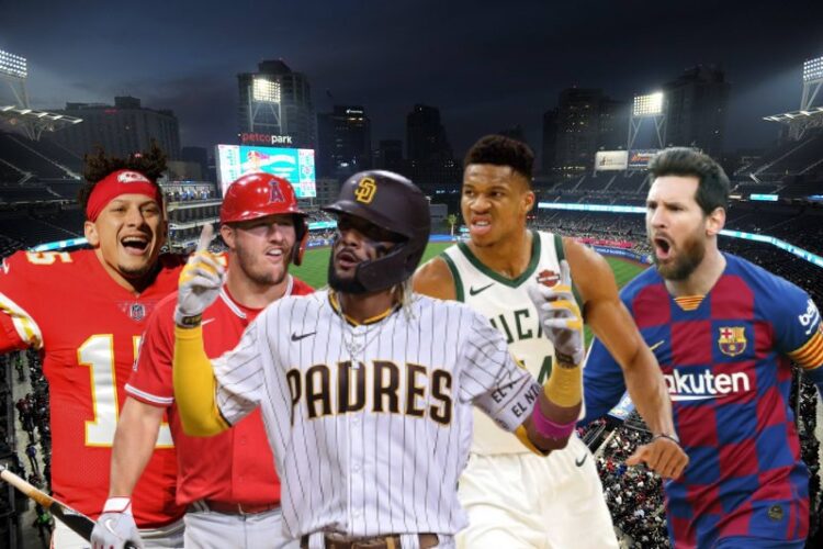 baseball μπαστούνι Trout Mahomes Αντετοκούνμπο Μέσι