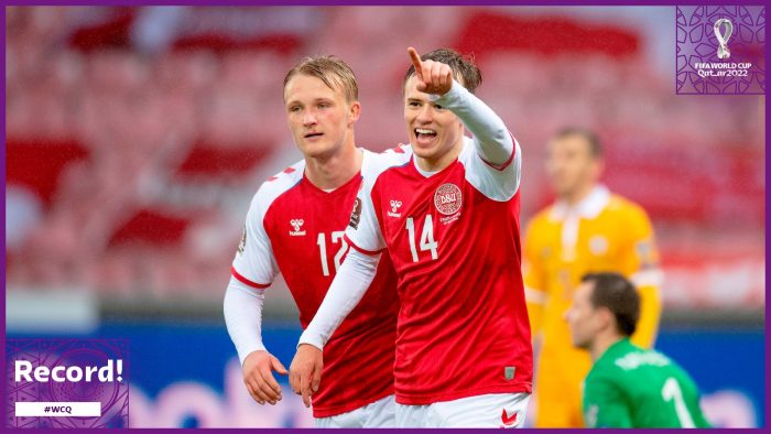 Δανία Μολδαβία Ρεκόρ