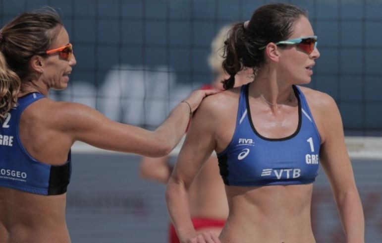 Αρβανίτη Καραγκούνη Beach volley