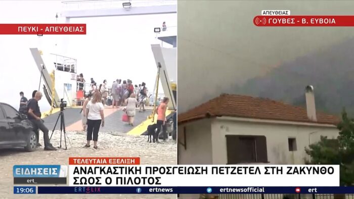 Πετζετέλ πτώση πυρκαγιές Ζάκυνθος