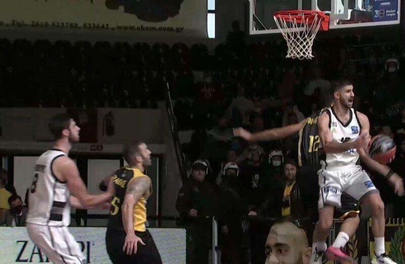 Δίπλαρος no look Απόλλων Πατρών ΑΕΚ