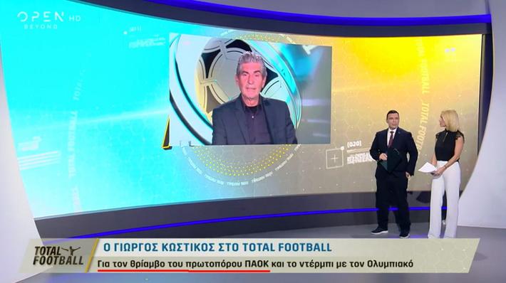 θρίαμβος πρωτοπόρου ΠΑΟΚ Κωστίκος OPEN TV
