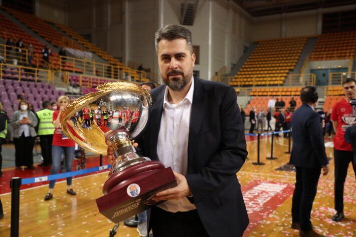 Χρήστος Μπαφές κύπελλο Ελλάδας τρόπαιο κούπα