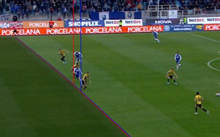 Οφσάιντ ΠΑΣ Γιάννινα ΑΕΚ Περέα αγκώνας