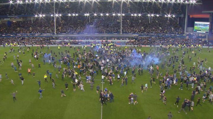 Γκούντισον Παρκ Έβερτον πανηγυρισμοί