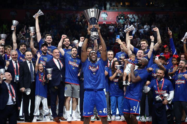 Εφές Euroleague κύπελλο απονομή