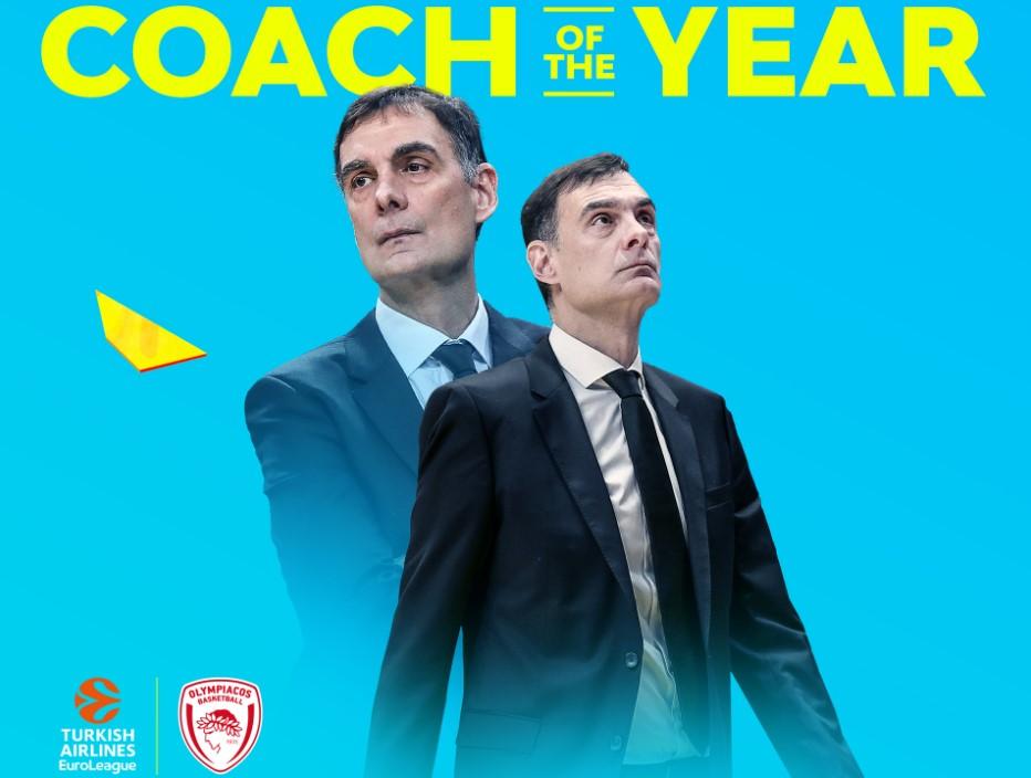 Μπαρτζώκας προπονητής της χρονιάς Euroleague