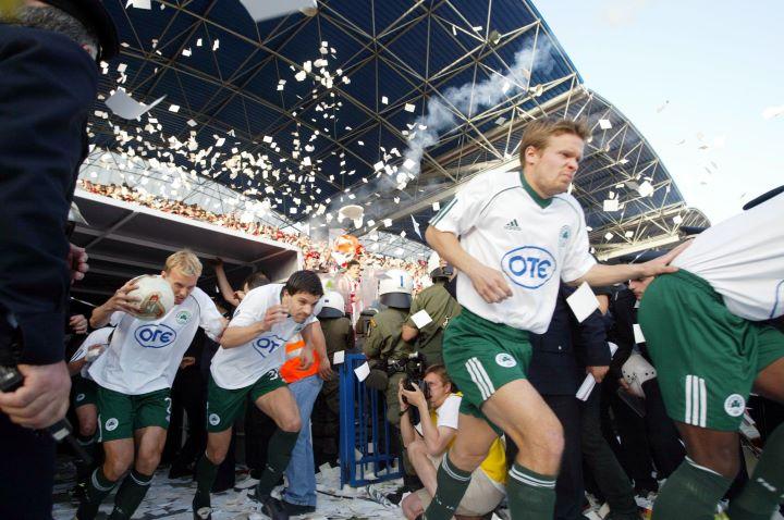 Ολυμπιακός Παναθηναϊκός 3-0 Ριζούπολη 11-5-2003 Σαν Σήμερα