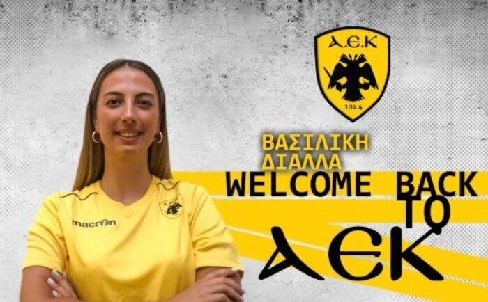 Βασιλική Διάλλα ΑΕΚ