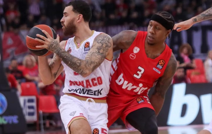 Μάικ Τζέιμς Κάνααν Ολυμπιακός - Μονακό