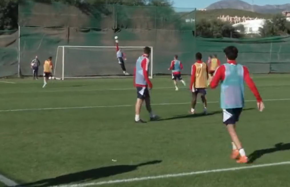 Φορτούνης γκολ πανηγυρισμοί Ολυμπιακός προετοιμασία Μαρμπέγια