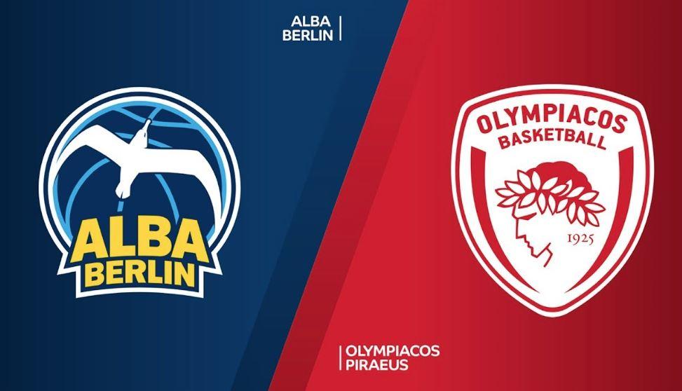 LIVE STREAMING ΑΛΜΠΑ ΒΕΡΟΛΙΝΟΥ - ΟΛΥΜΠΙΑΚΟΣ Alba Berlin Olympiacos