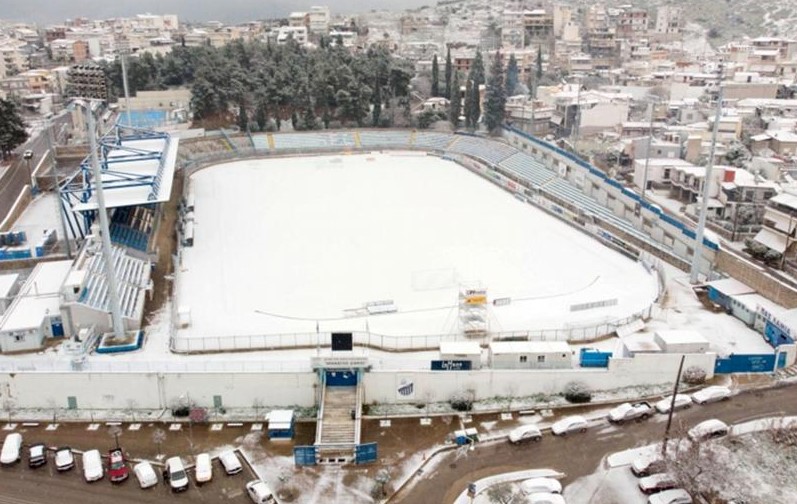 Λαμία χιόνια