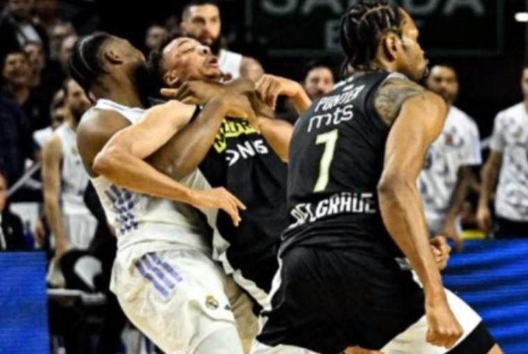 Γιαμπουσέλε Έξουμ Ρεάλ Μαδρίτης - Παρτιζάν σύρραξη επεισόδια