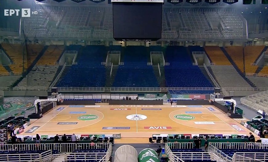 ΕΡΤ Παναθηναϊκός - Ολυμπιακός ΟΑΚΑ επεισόδια διακοπή 35-63