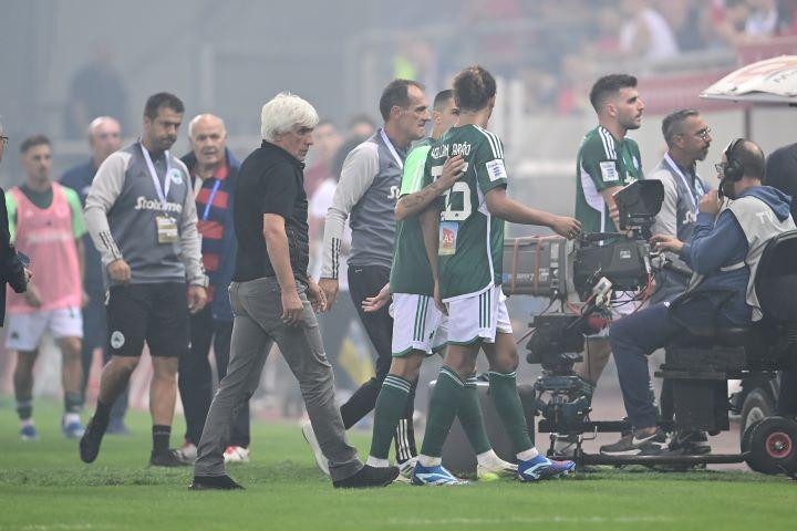 Ολυμπιακός - Παναθηναϊκός κροτίδα αποχώρηση