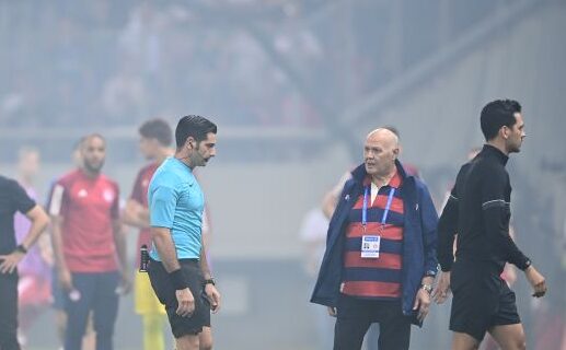 διαιτητής Μαρέσκα Ολυμπιακός - Παναθηναϊκός διακοπή