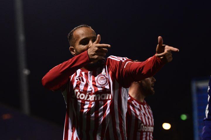 Ελ Αραμπί πανηγυρισμός Κηφισιά - Ολυμπιακός