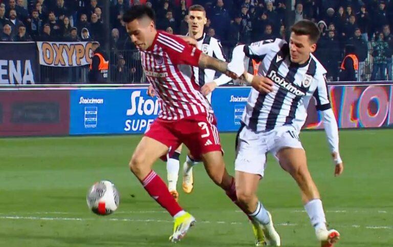 Ορτέγκα φάουλ ΠΑΟΚ - Ολυμπιακός