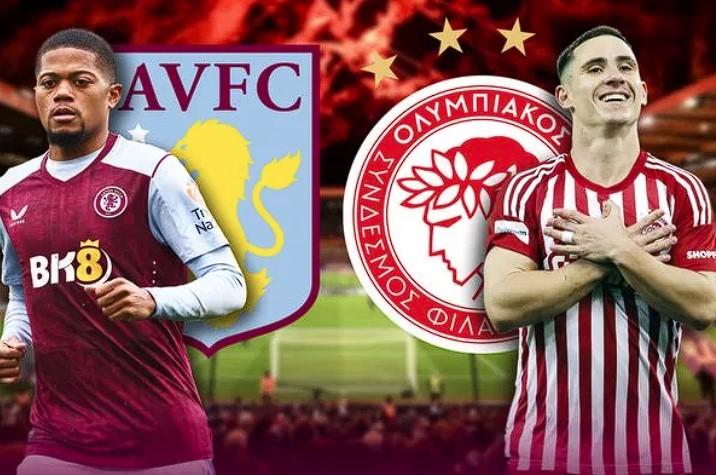 LIVE STREAMING ASTON VILLA - OLYMPIACOS