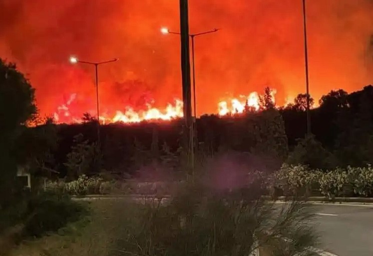 Κερατέα πυρκαγιά