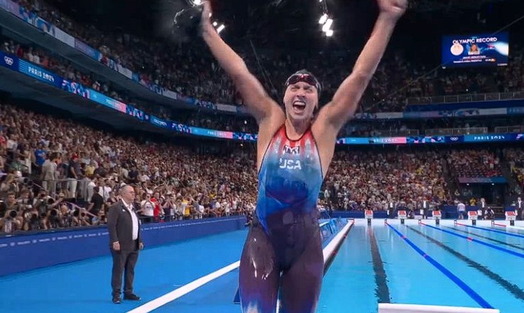 Κέιτ Λεντέκι Παρίσι 2024 ledecky