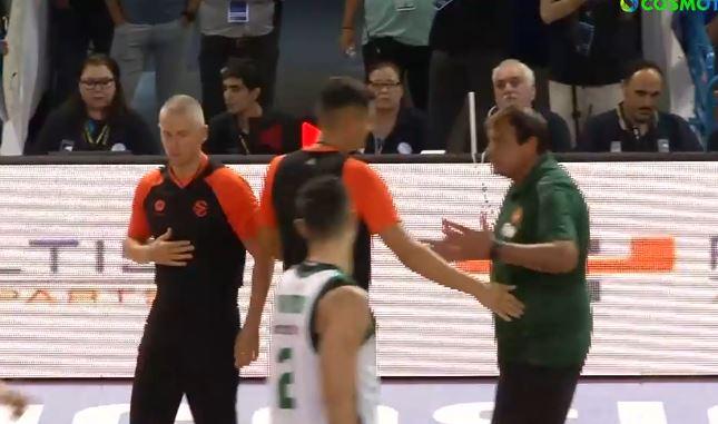 Εργκίν Αταμάν αποβολή πανό τουρκική εισβολή στην Κύπρο Παναθηναϊκός - Μακάμπι