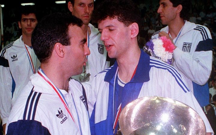 Ντράζεν Πέτροβιτς Νίκος Γκάλης Ευρωμπάσκετ 1989