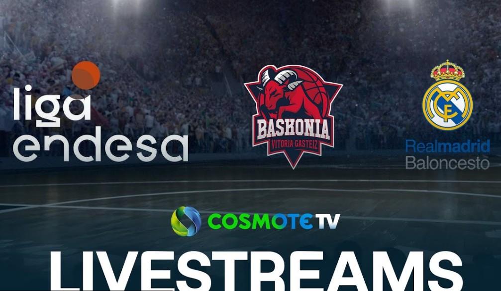 LIVE STREAMING BASKONIA - REAL MADRID