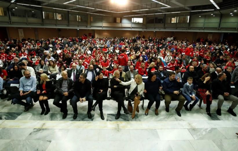 ΟΣΦΠ κοπή πίτας ακαδημιών Ολυμπιακού 2025