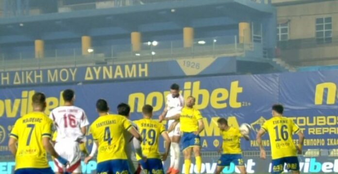 Παναιτωλικός - Ολυμπιακός χέρι Τορεχόν πέναλτι