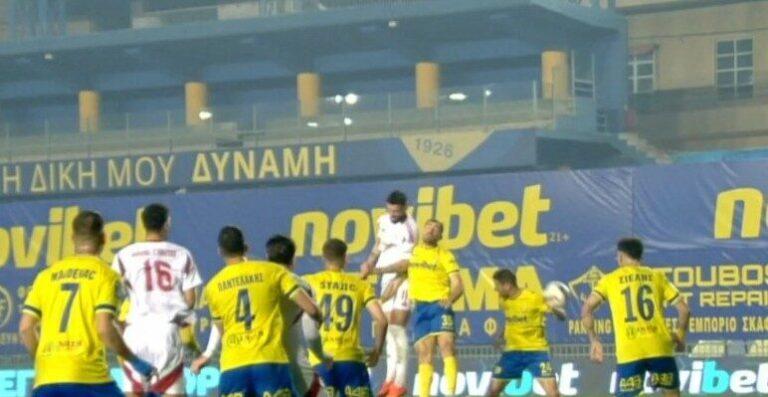 Παναιτωλικός - Ολυμπιακός χέρι Τορεχόν πέναλτι