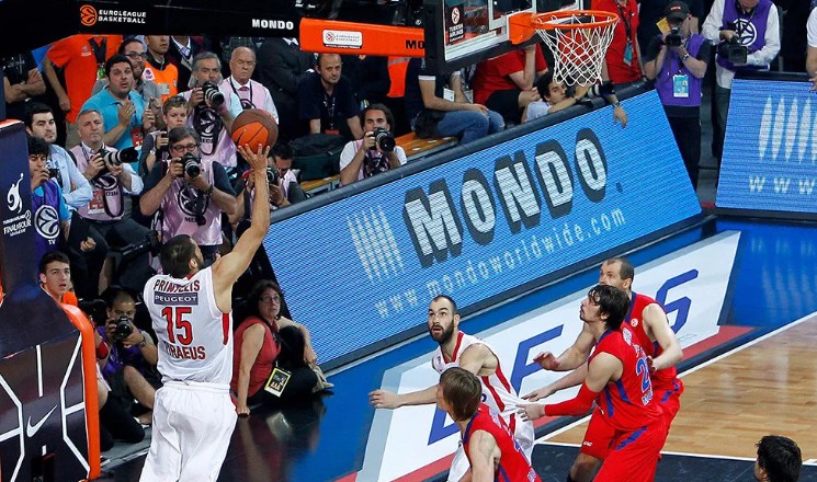 Πρίντεζης πεταχτάρι Ολυμπιακός - ΤΣΣΚΑ Κωνσταντινούπολη 2012